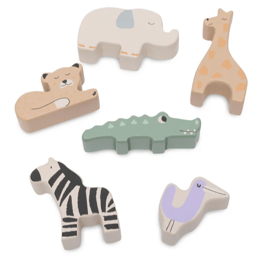 Jollein Wooden Shape Sorter Jungle Jambo