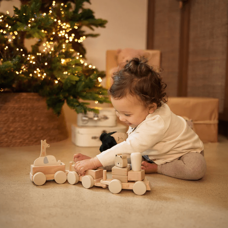 Jollein Wooden Toy Train Jungle Jambo