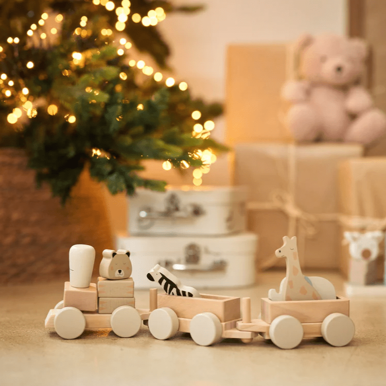 Buy Jollein Wooden Toy Train Jungle Jambo | HipKids Online