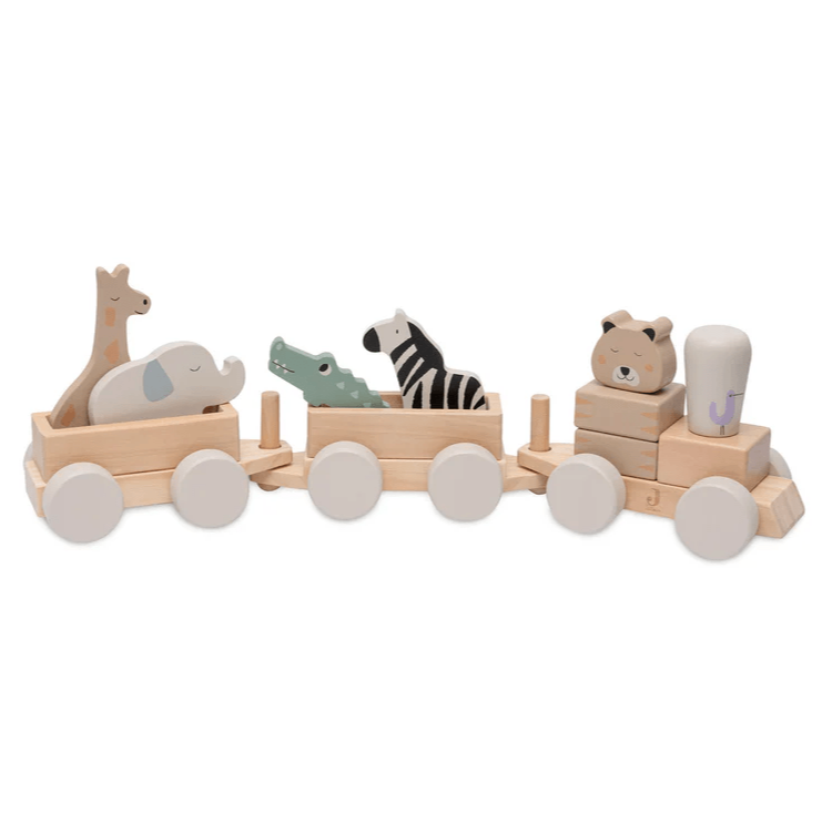 Buy Jollein Wooden Toy Train Jungle Jambo | HipKids Online