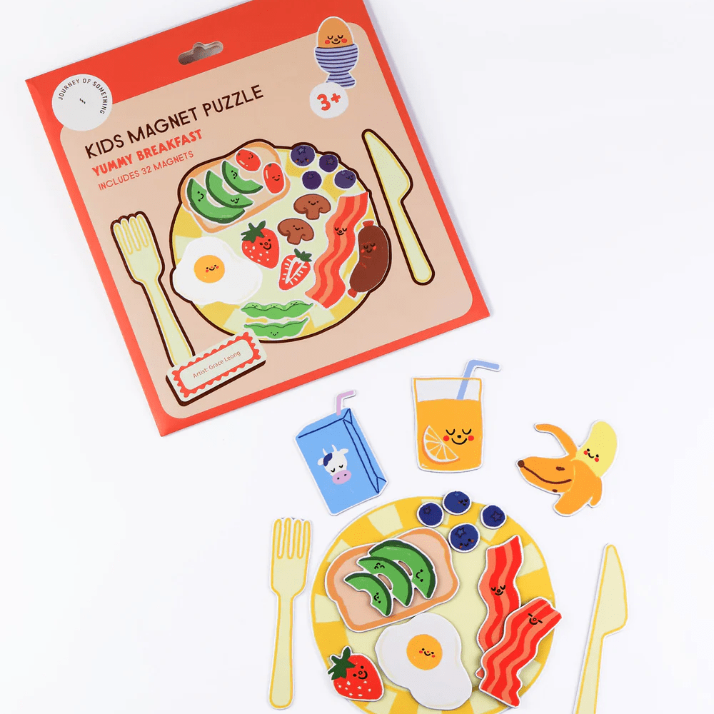 Journey Of Something Kids Magnet Puzzle - Yummy Breakfast