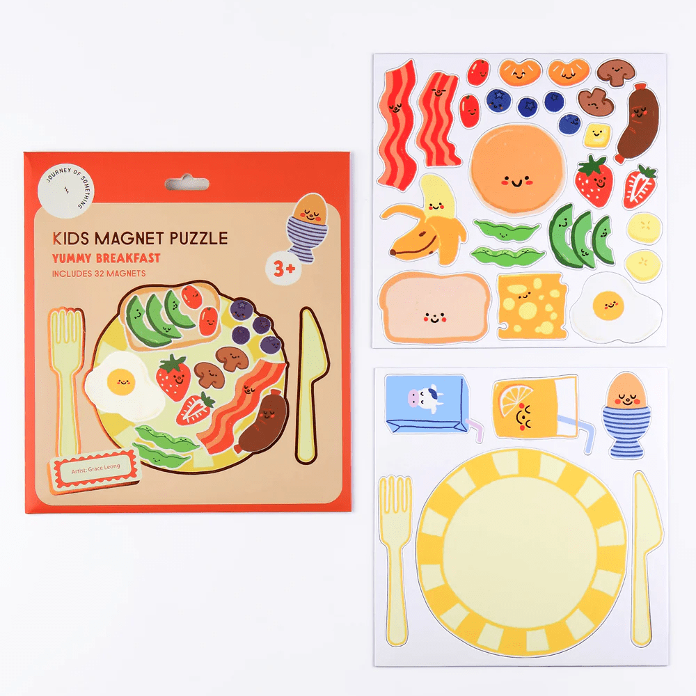 Journey Of Something Kids Magnet Puzzle - Yummy Breakfast
