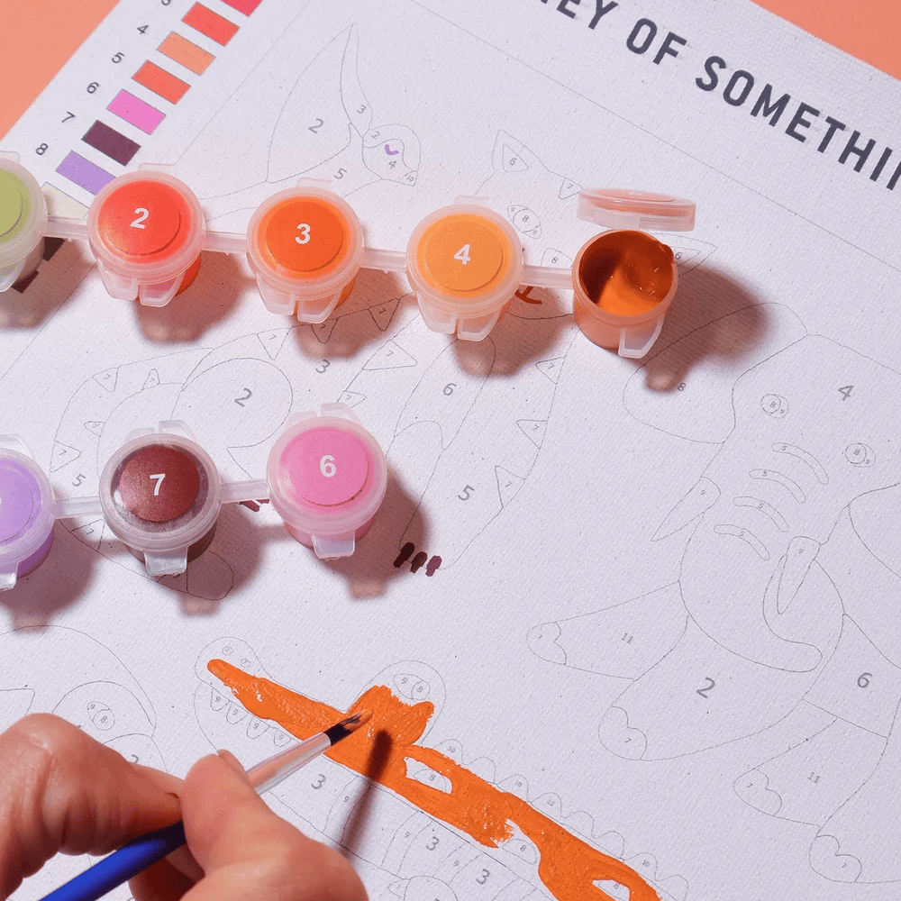 Journey Of Something Kids Paint by Numbers - Little Safari