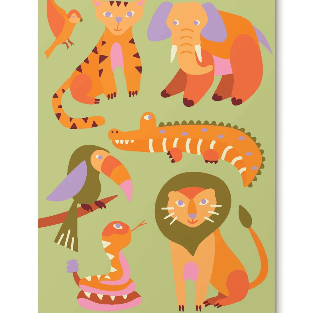 Journey Of Something Kids Paint by Numbers - Little Safari