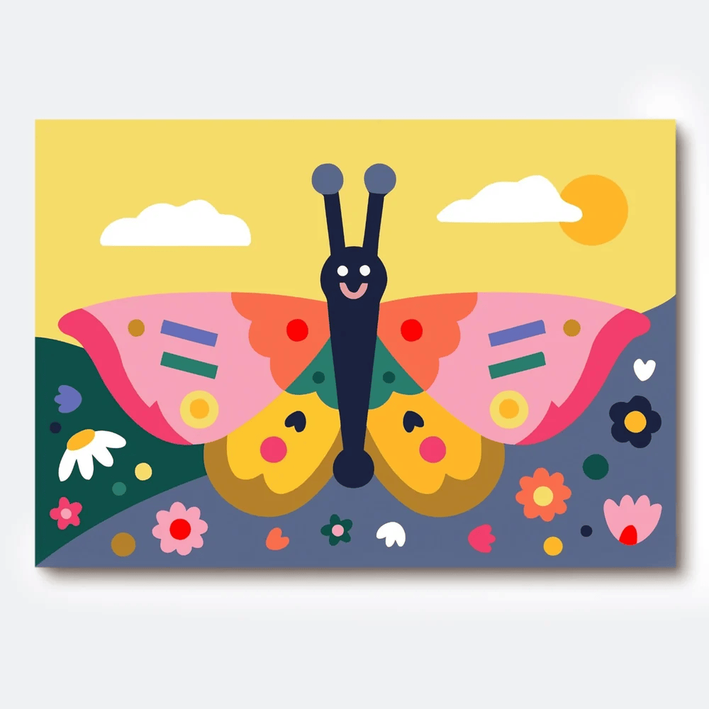 Journey Of Something Kids Paint by Numbers - Spring Wings