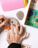 Journey Of Something Kids Rock Painting Kit - Cool Faces