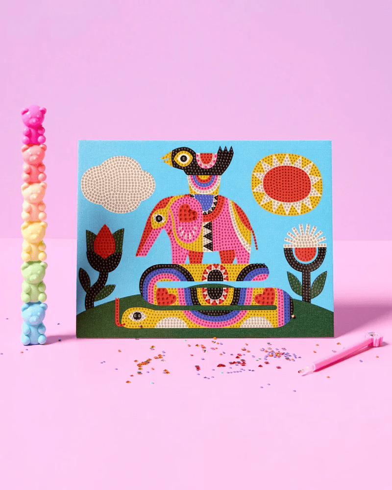 Journey Of Something Kids Sparkle Art Kit - Pyramid