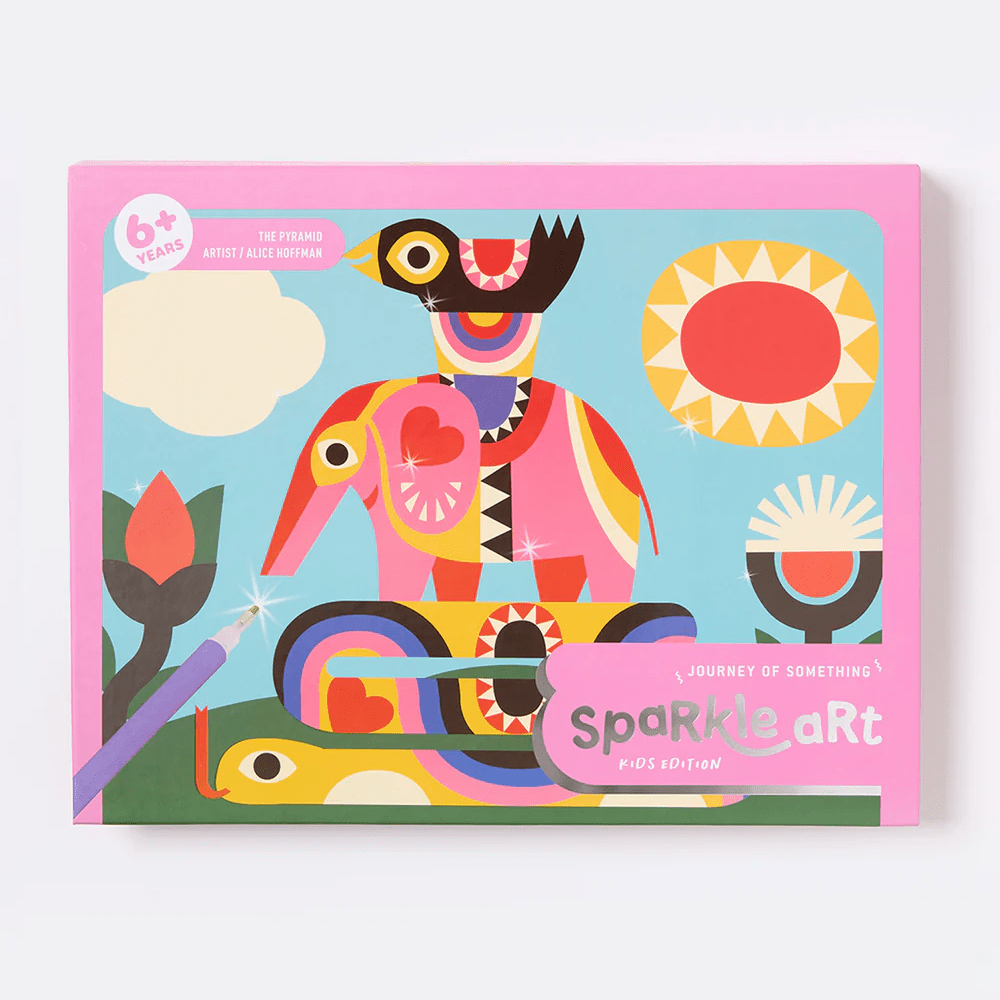 Journey Of Something Kids Sparkle Art Kit - Pyramid