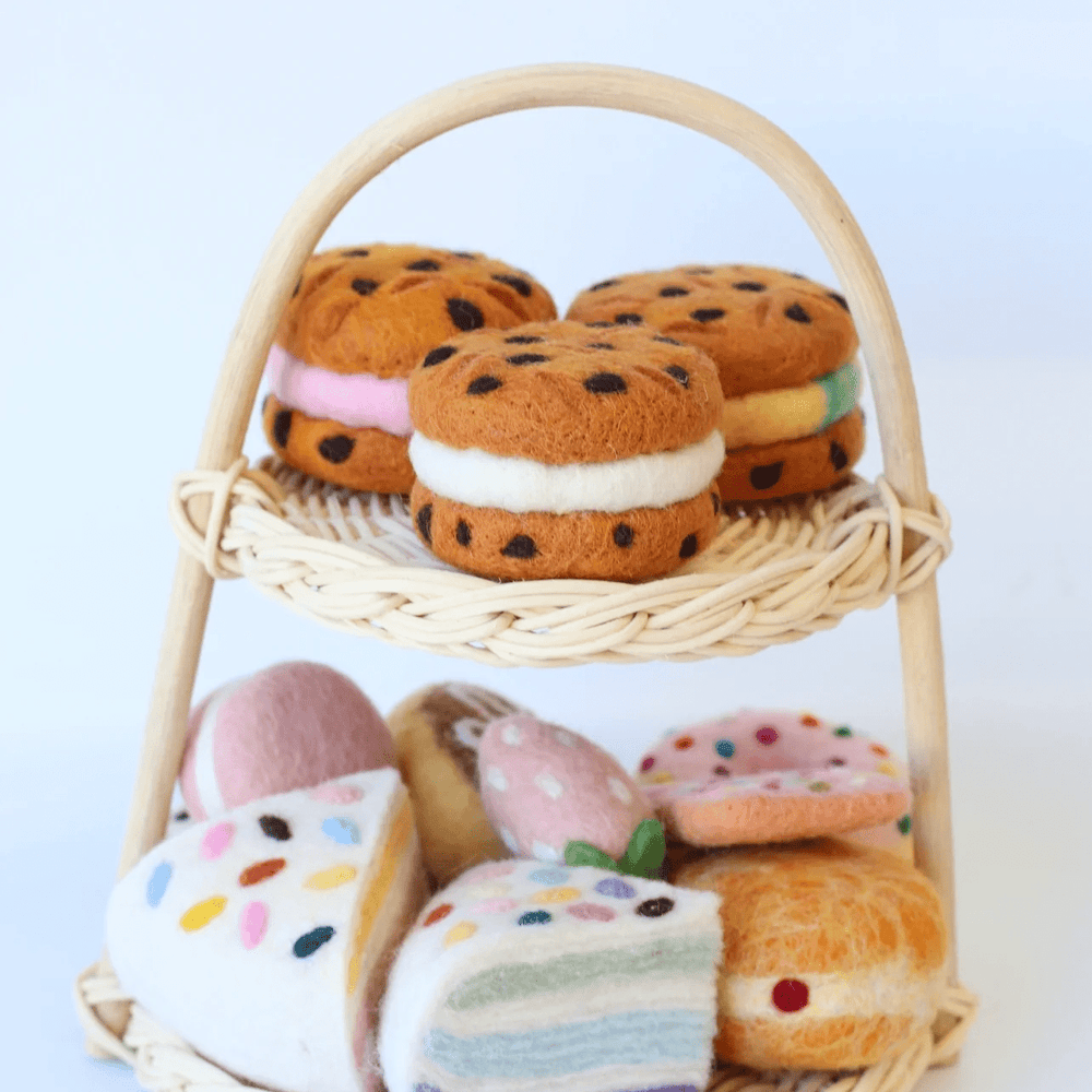 Juni Moon Siena Arched Rattan Tiered Cake Stand