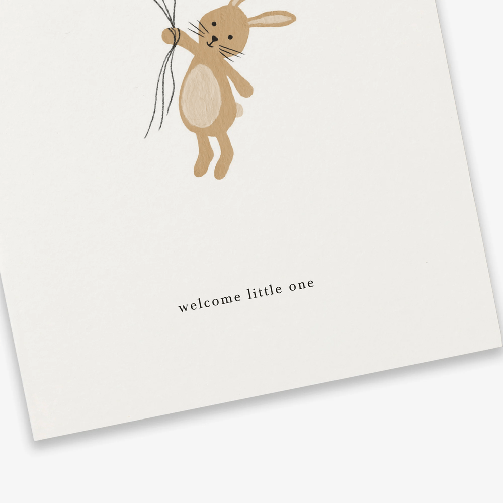 Kartotek Copenhagen Greeting Card - Bunny