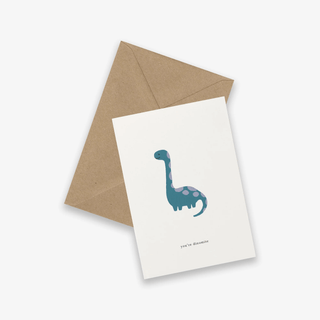Kartotek Copenhagen Greeting Card - Dinosaur