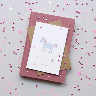 Kartotek Copenhagen Greeting Card - Unicorn