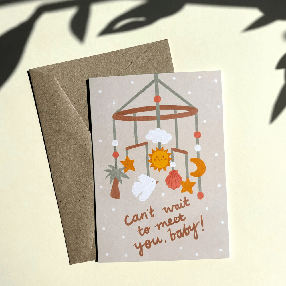 Can't Wait to Meet You Baby Card