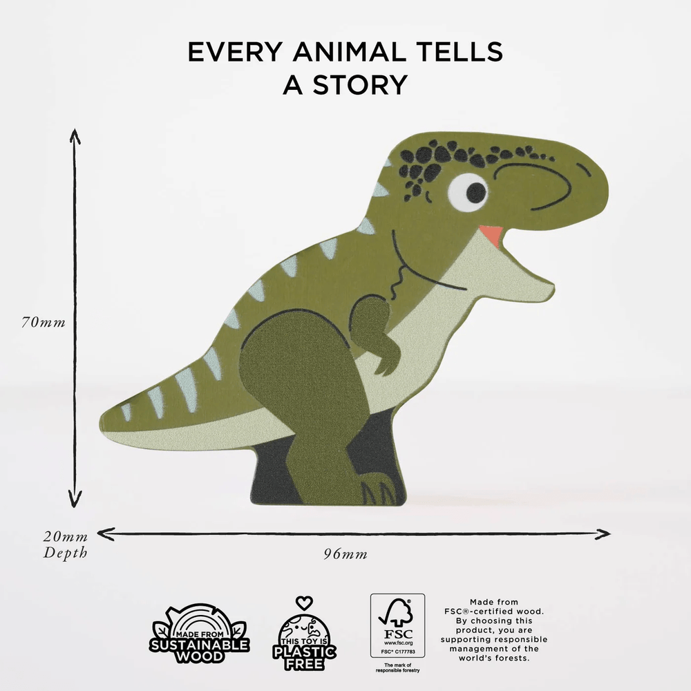 Le Toy Van Jurassic Stacking Dinosaurs & Bag