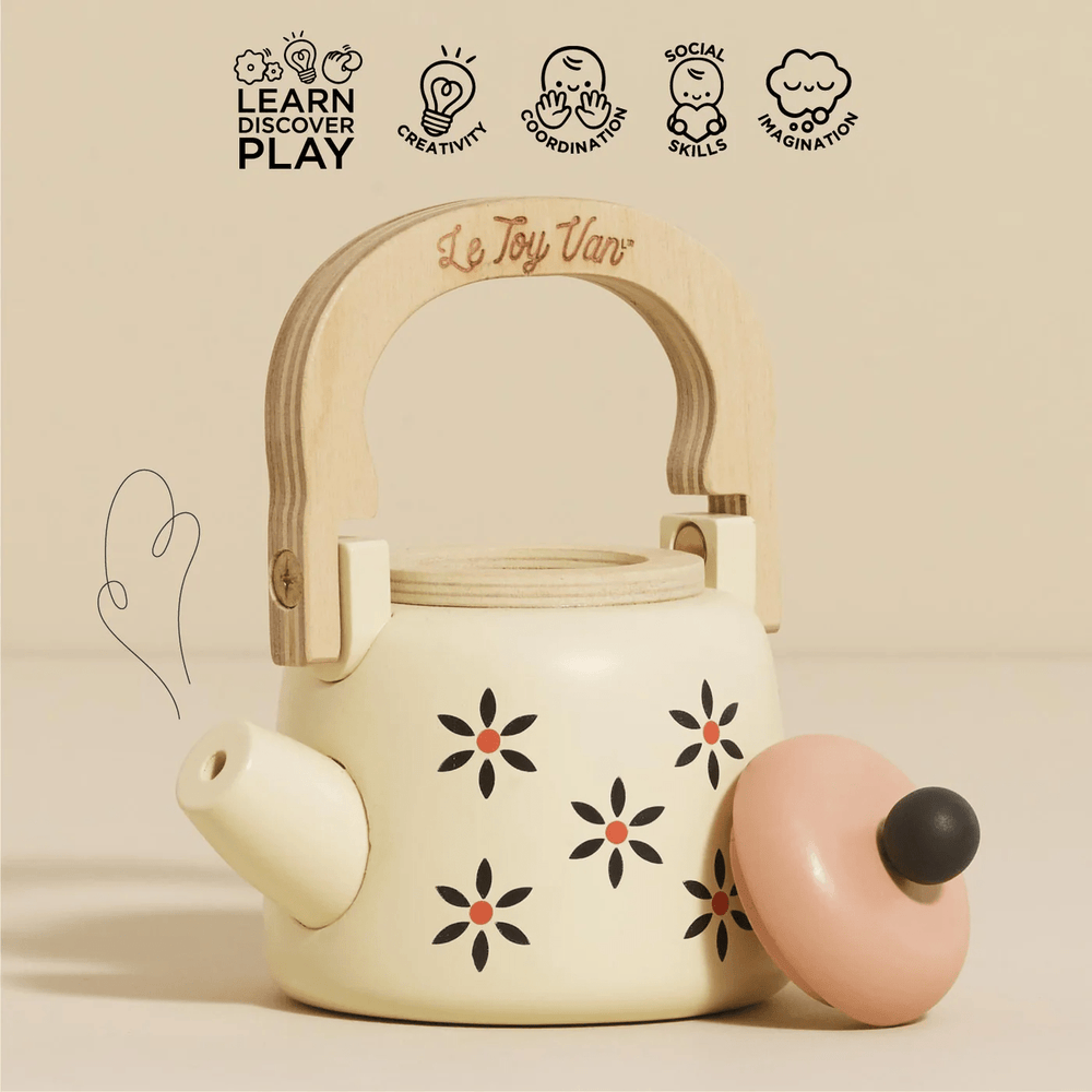 Le Toy Van Vintage Wooden Kettle