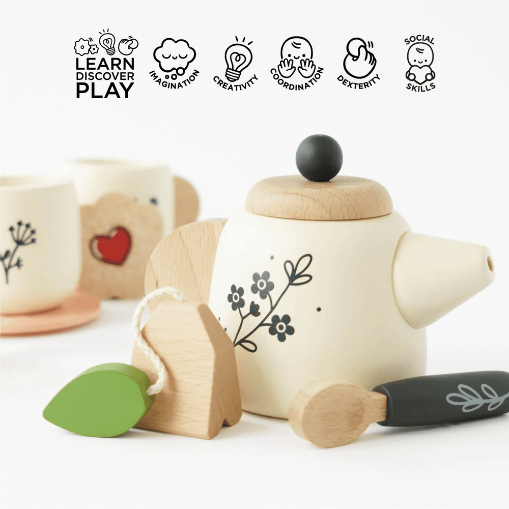 Le Toy Van Wooden Tea Set & Tray
