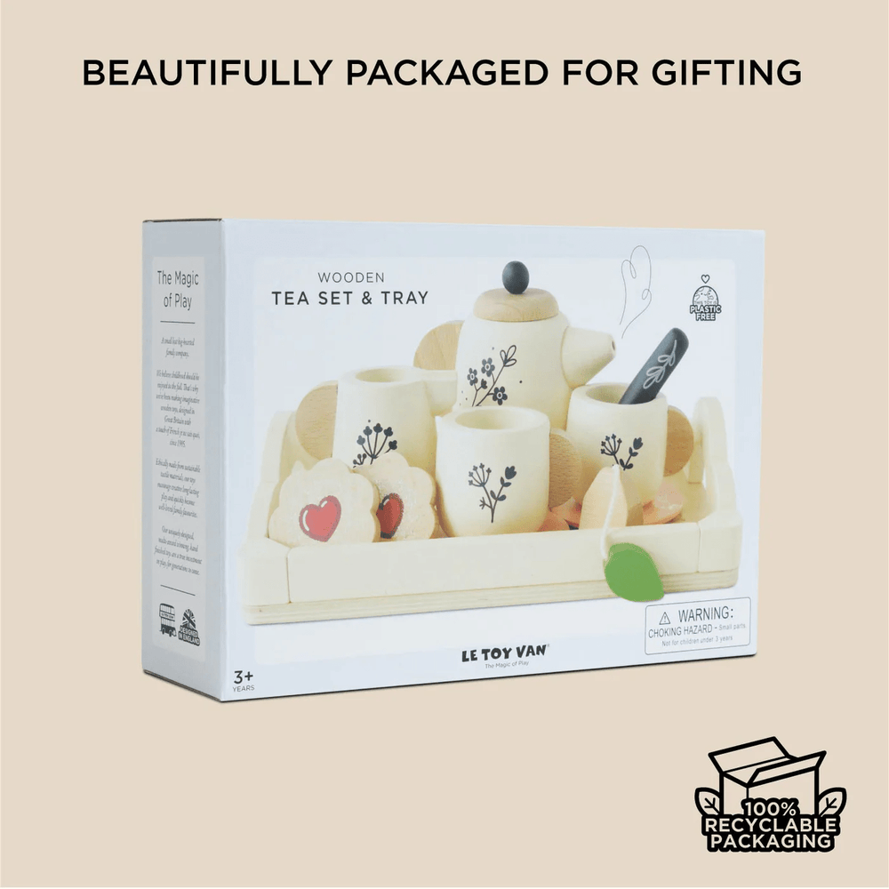 Le Toy Van Wooden Tea Set & Tray