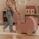 Little Dutch Doll Pram with Textiles - Pink