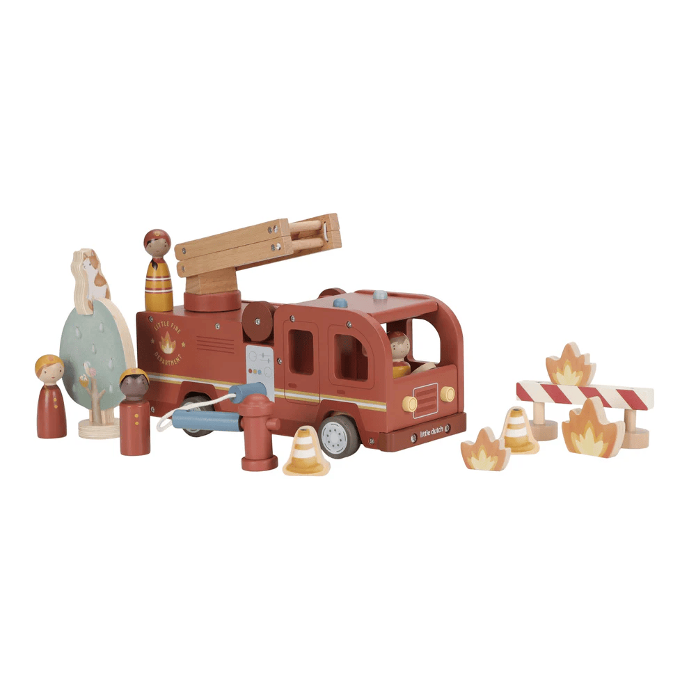 Little Dutch Firetruck w/ Peg Dolls