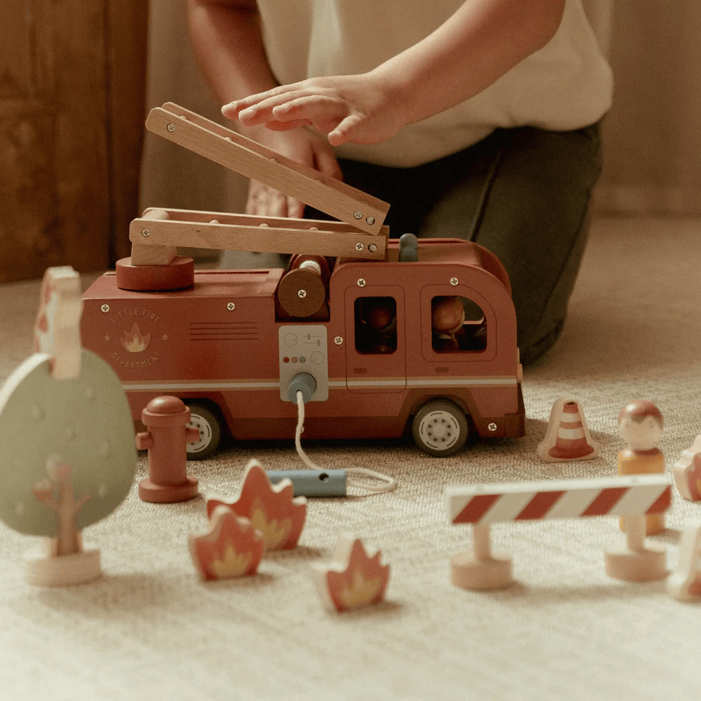 Little Dutch Firetruck w/ Peg Dolls