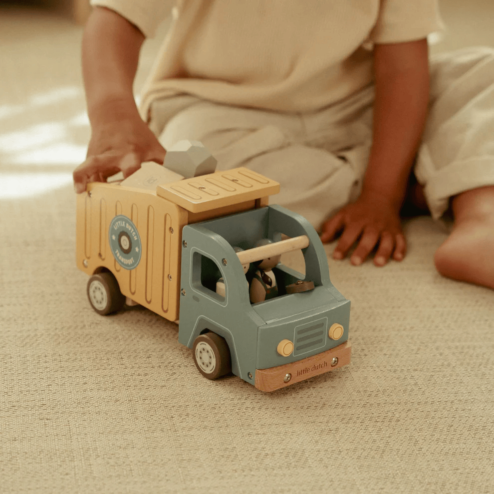 Little Dutch Garbage Truck w/ Peg Dolls