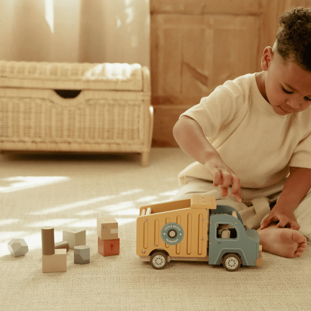 Little Dutch Garbage Truck w/ Peg Dolls
