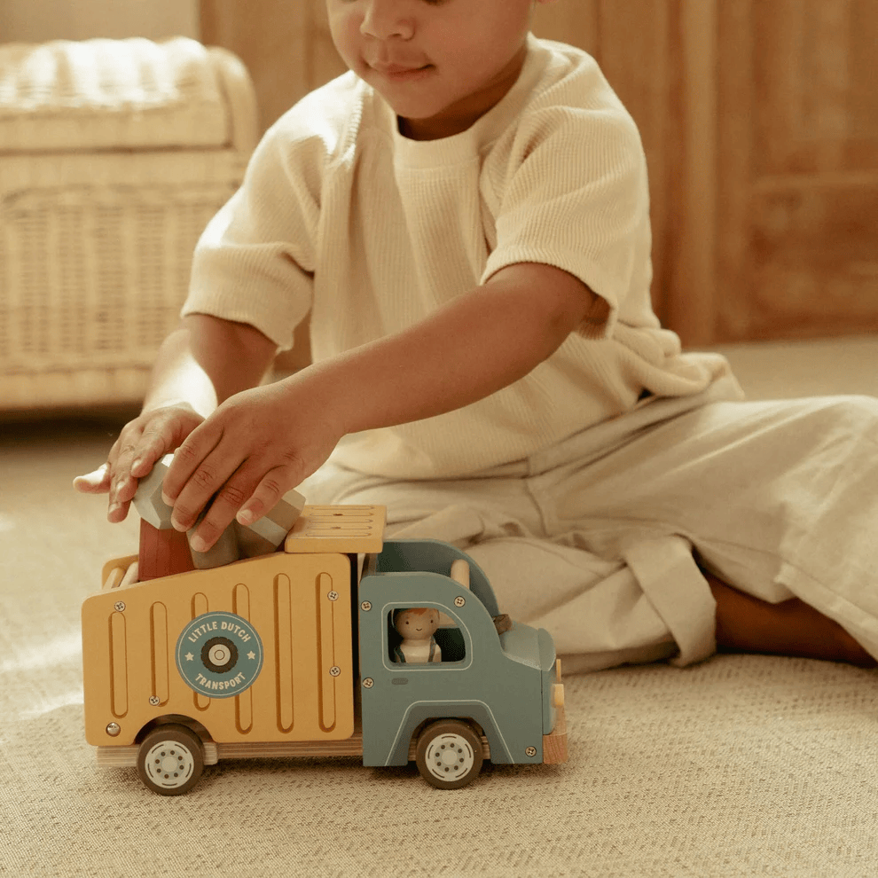 Little Dutch Garbage Truck w/ Peg Dolls