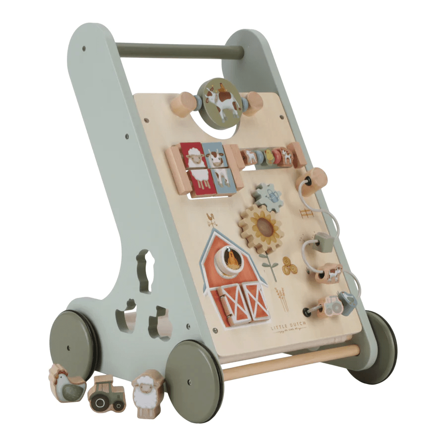 Little Dutch Little Farm Multi- Activity Baby Walker