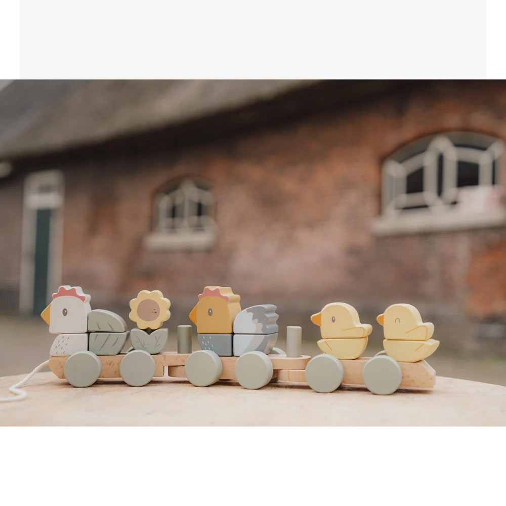 Little Dutch Little Farm Stacking Train Chicken