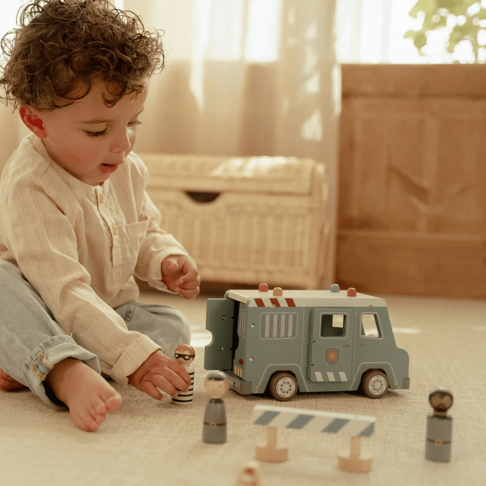 Little Dutch Police Car w/ Peg Doll