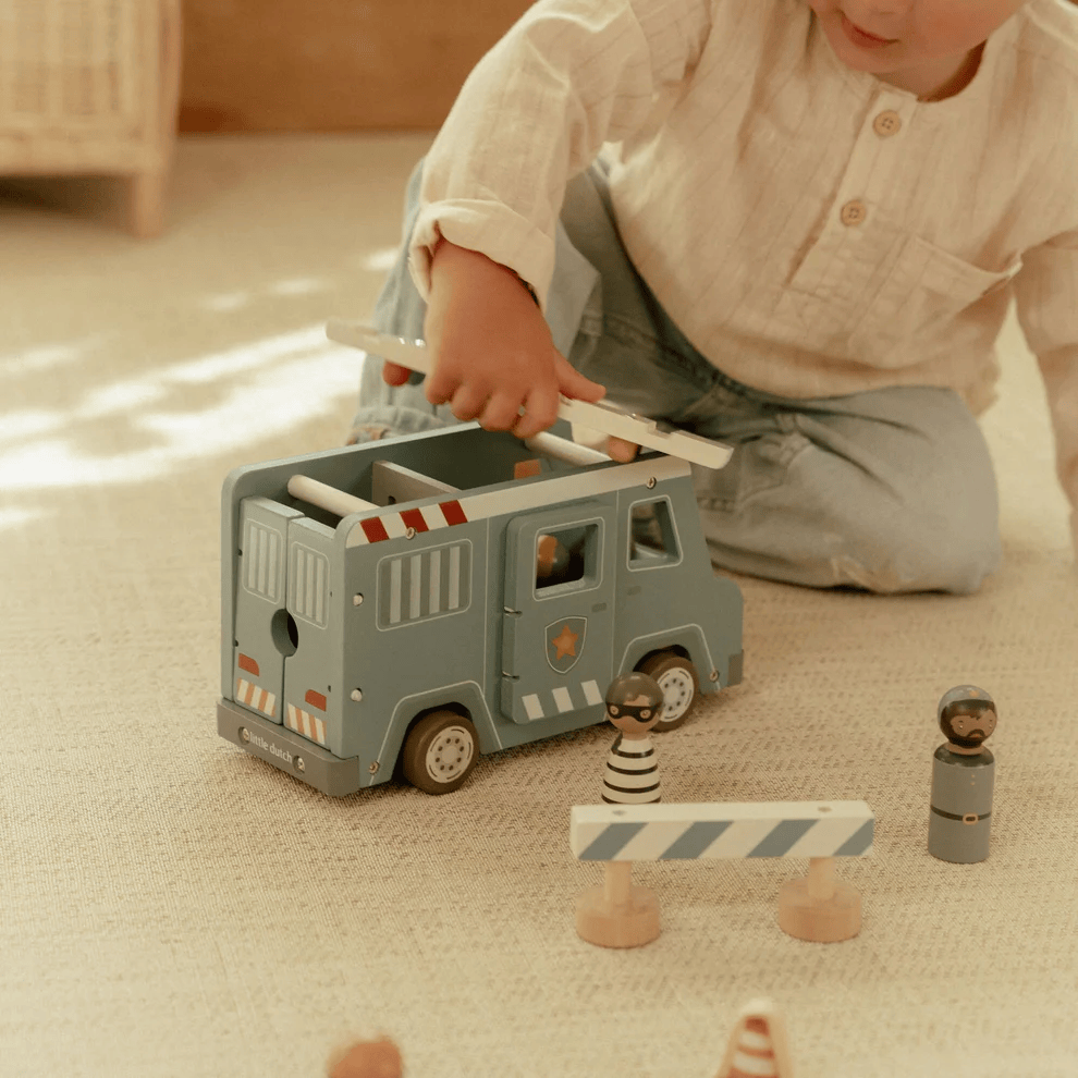 Little Dutch Police Car w/ Peg Doll