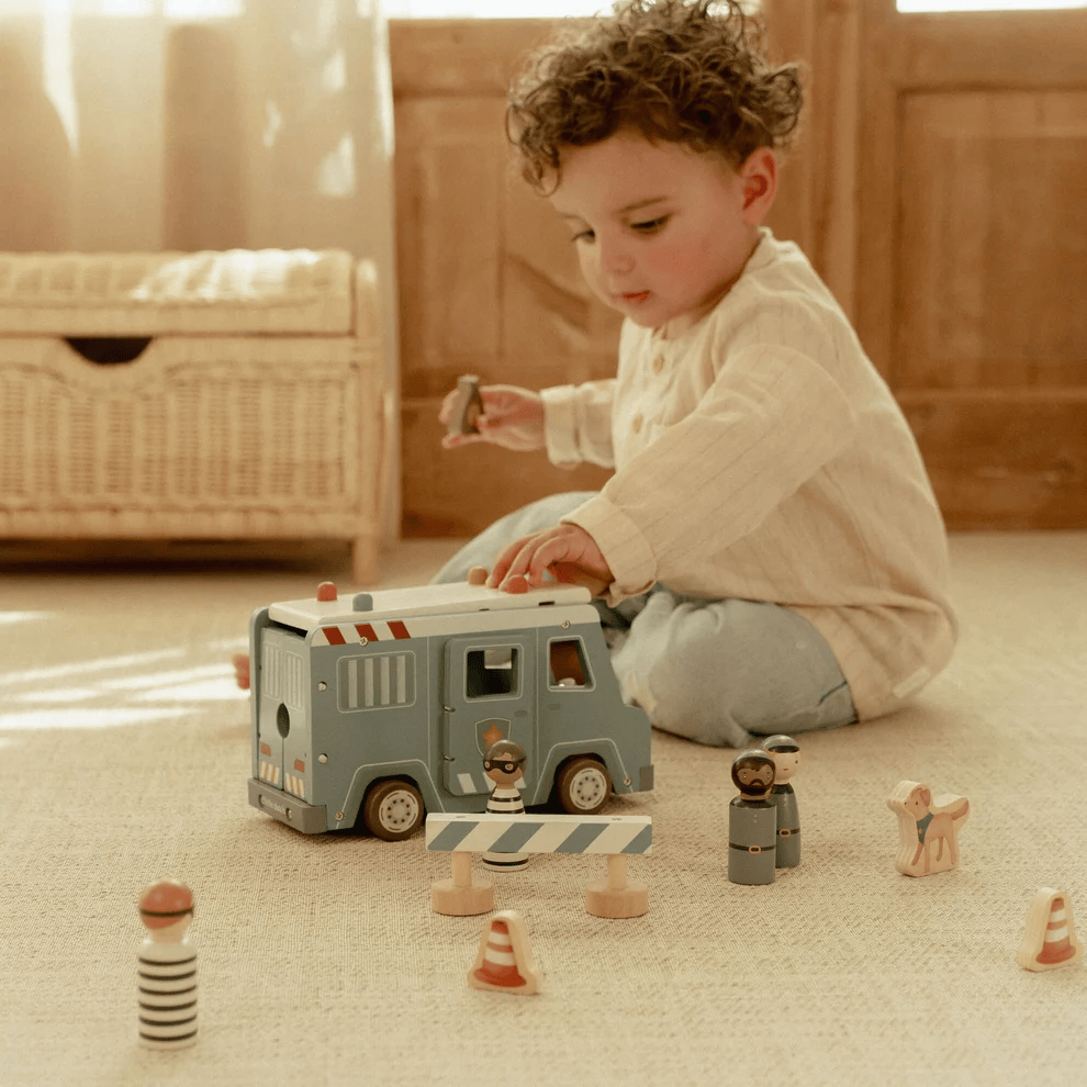 Little Dutch Police Car w/ Peg Doll