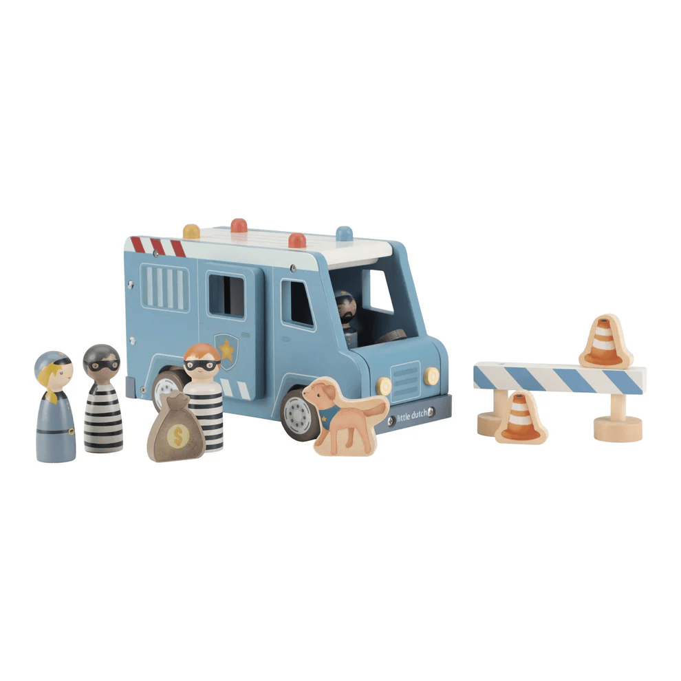 Little Dutch Police Car w/ Peg Doll