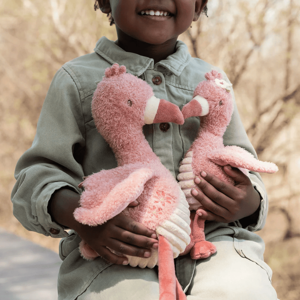 Little Dutch Safari Friends Cuddle Flamingo  35cm