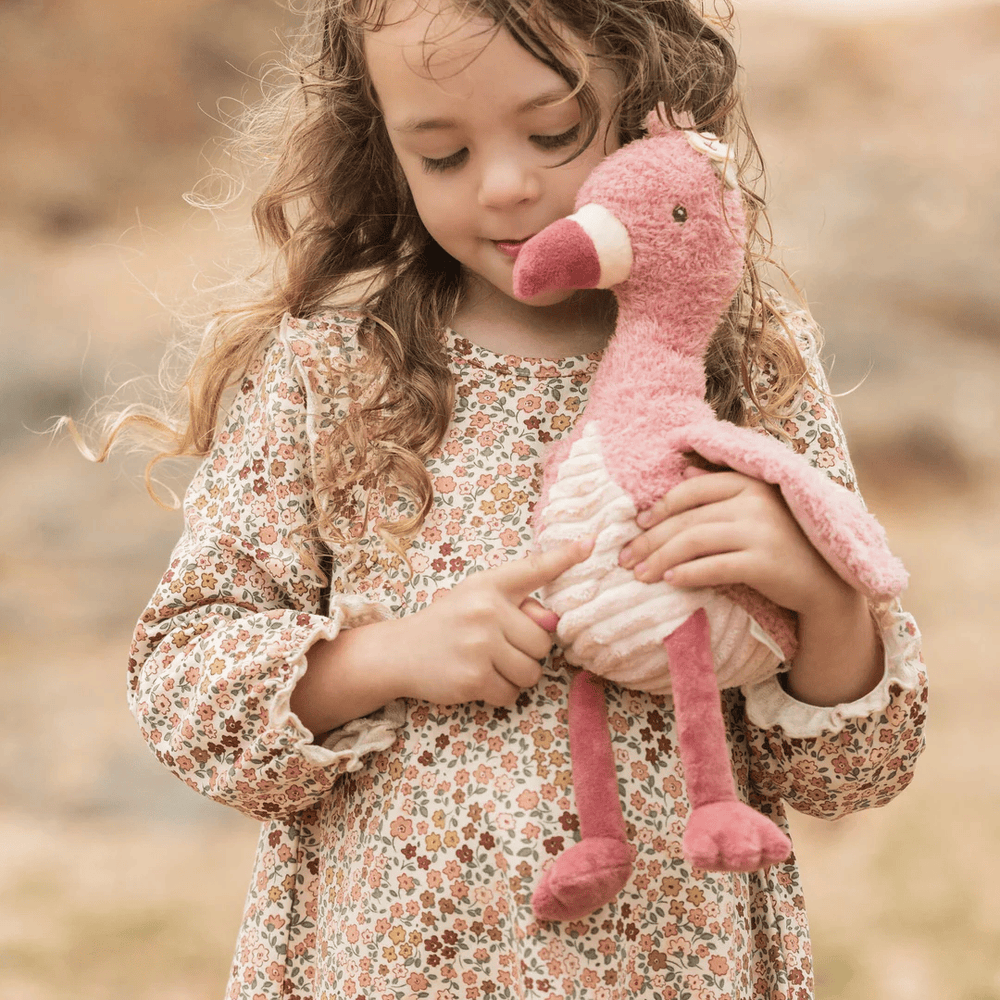 Little Dutch Safari Friends Cuddle Flamingo  35cm