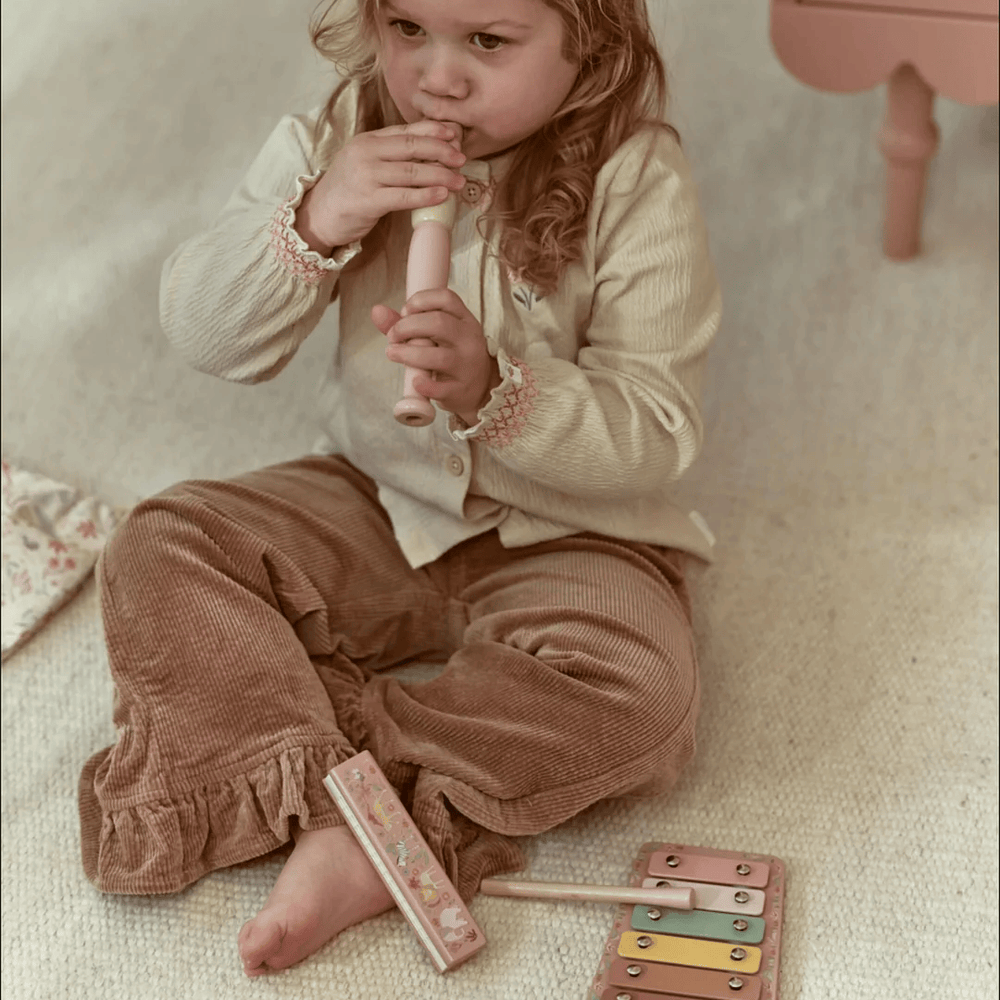 Little Dutch Safari Friends Music Set Pink