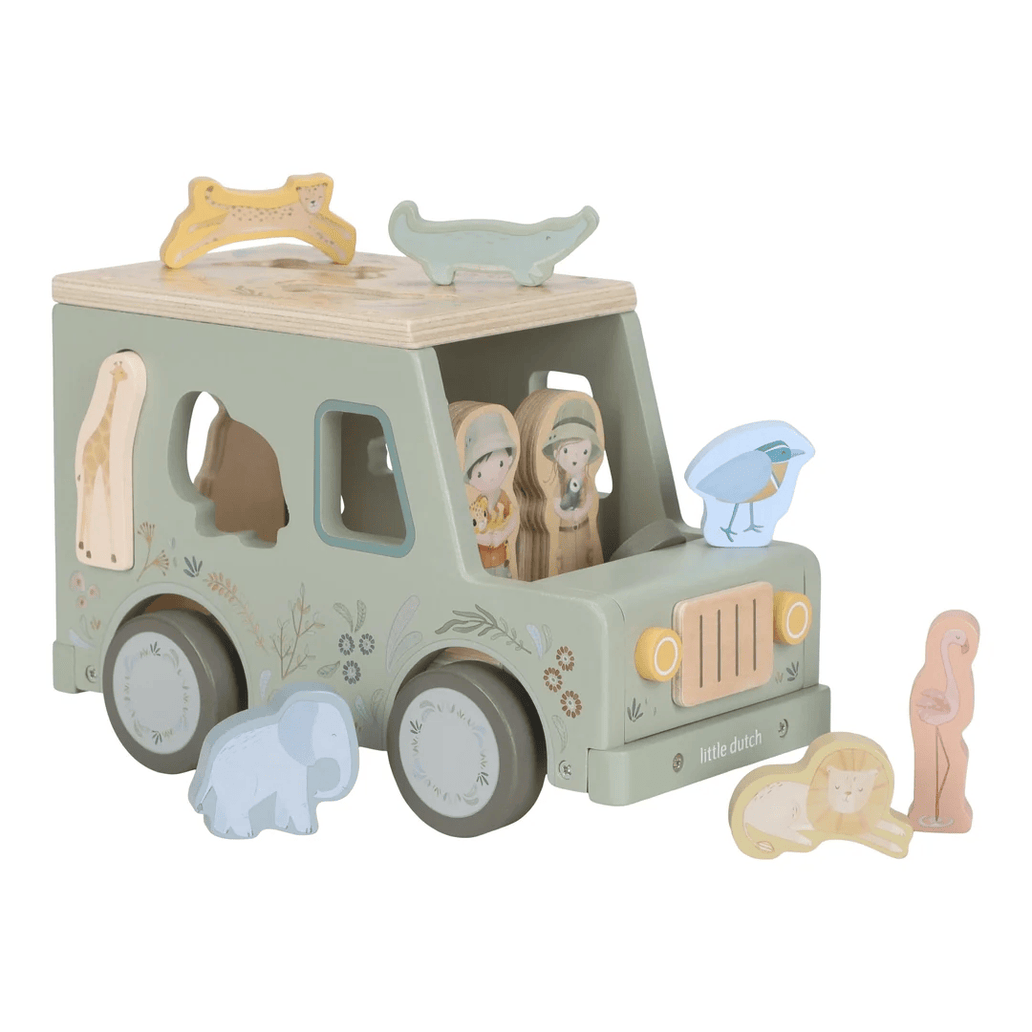 Little Dutch Safari Friends Shape Sorter Safari Car