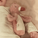 Little Dutch Safari Friends Squeaker with Rattle Flamingo