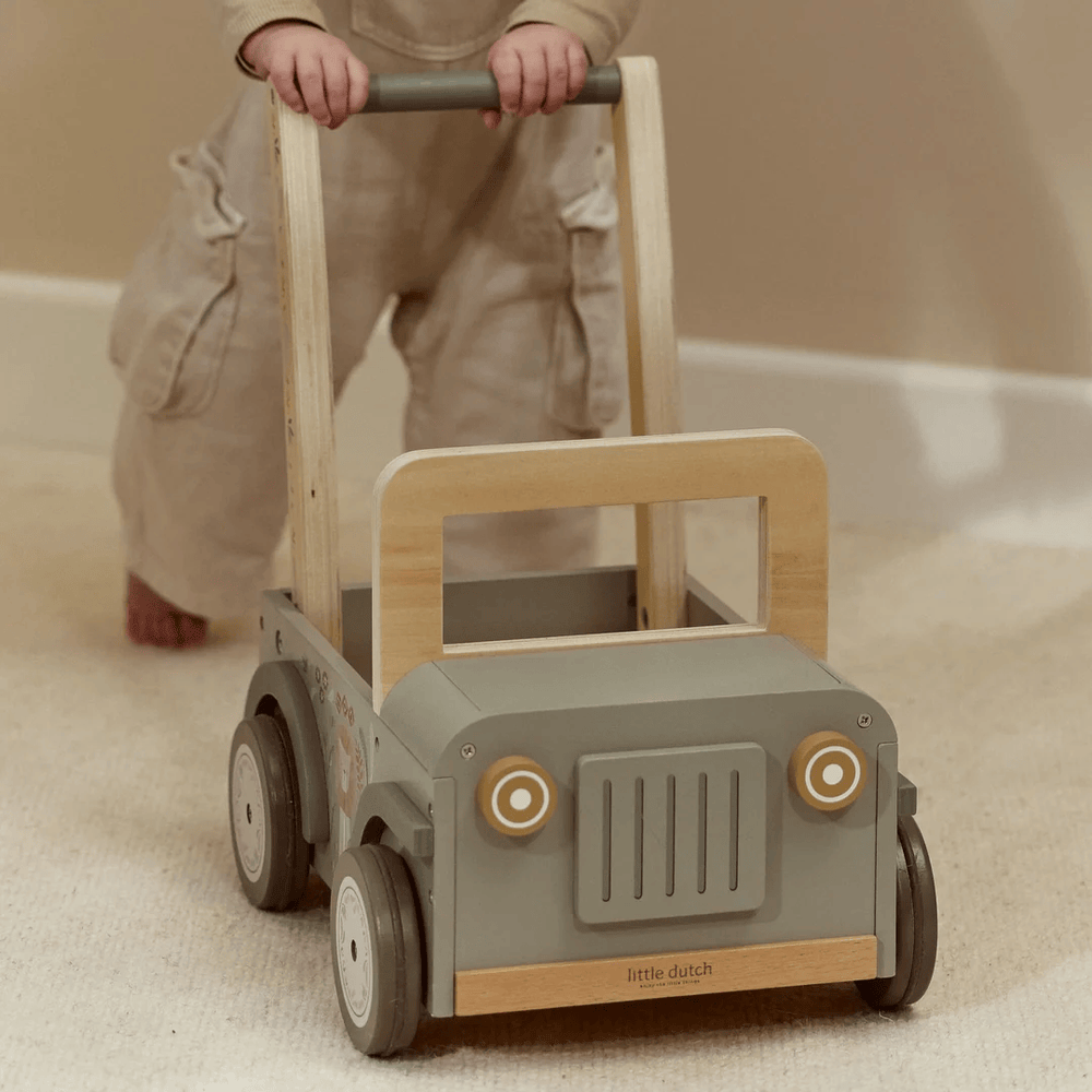 Little Dutch Wooden Push Safari Car