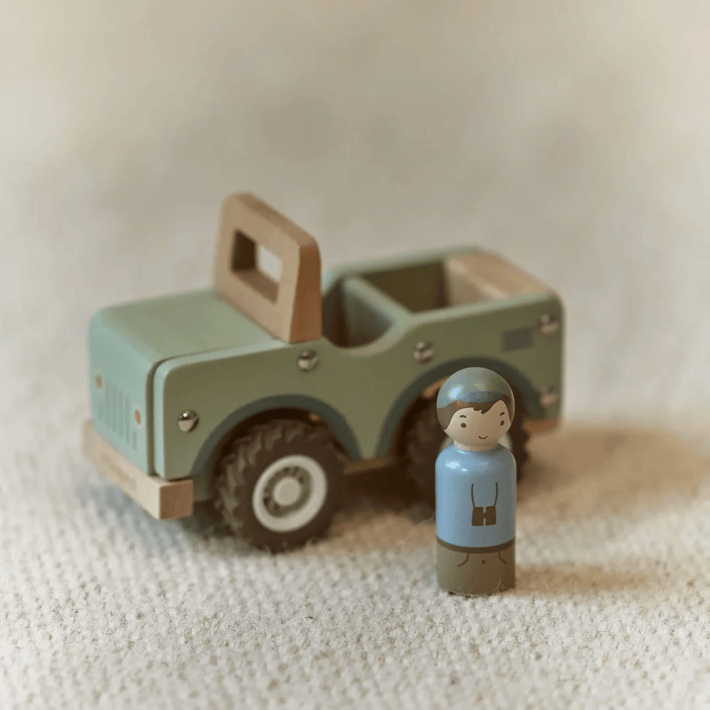 Little Dutch Safari Friends Wooden Safari Car