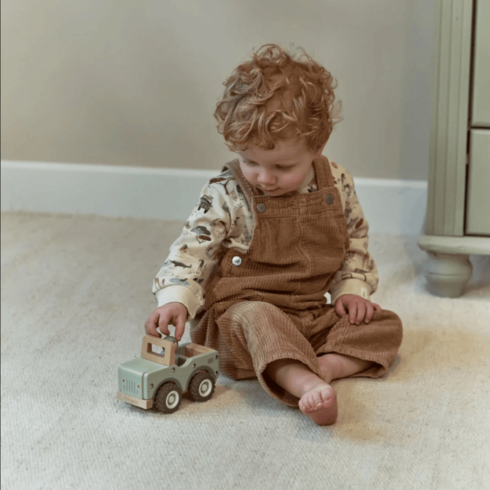 Little Dutch Safari Friends Wooden Safari Car