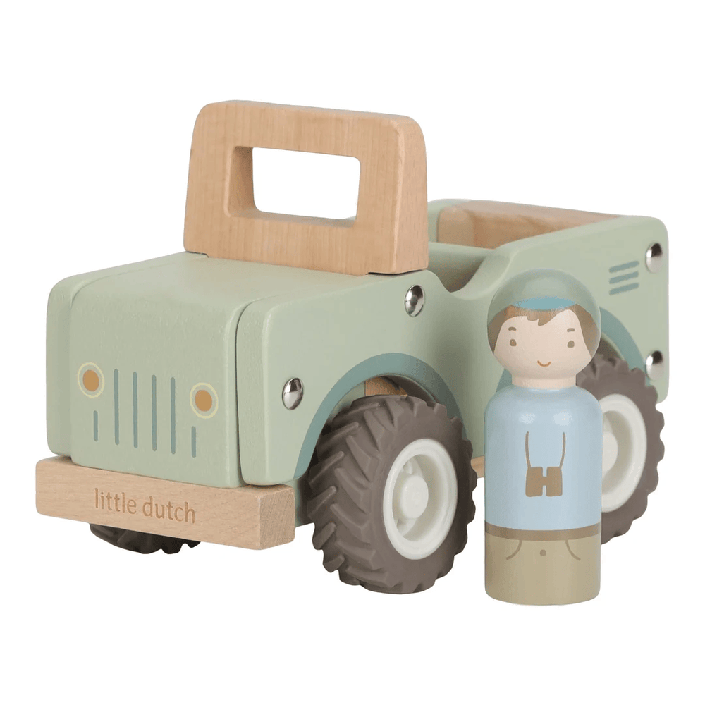 Little Dutch Safari Friends Wooden Safari Car