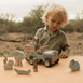Little Dutch Safari Friends Wooden Safari Car with Animals