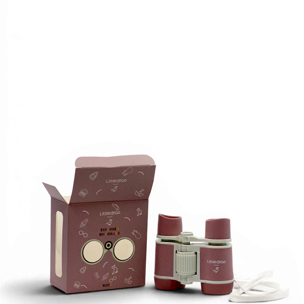 Littledrop Kids Explore Binoculars Rose