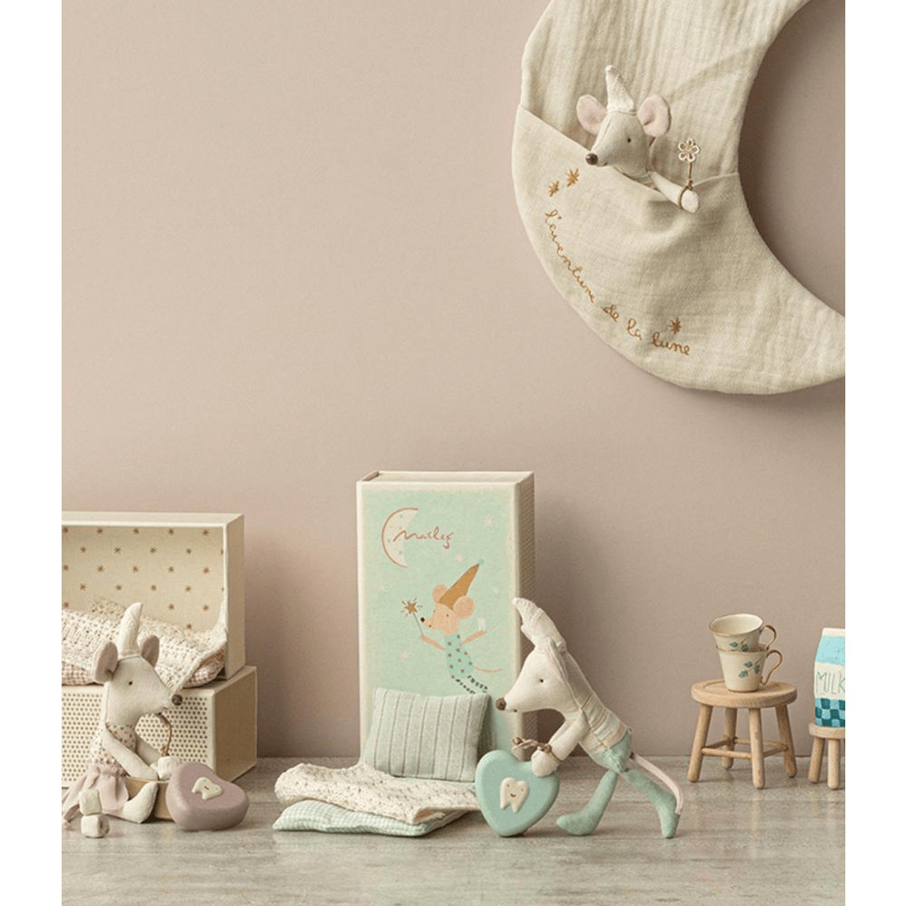 Maileg Tooth Fairy Mouse  Little Brother in Matchbox