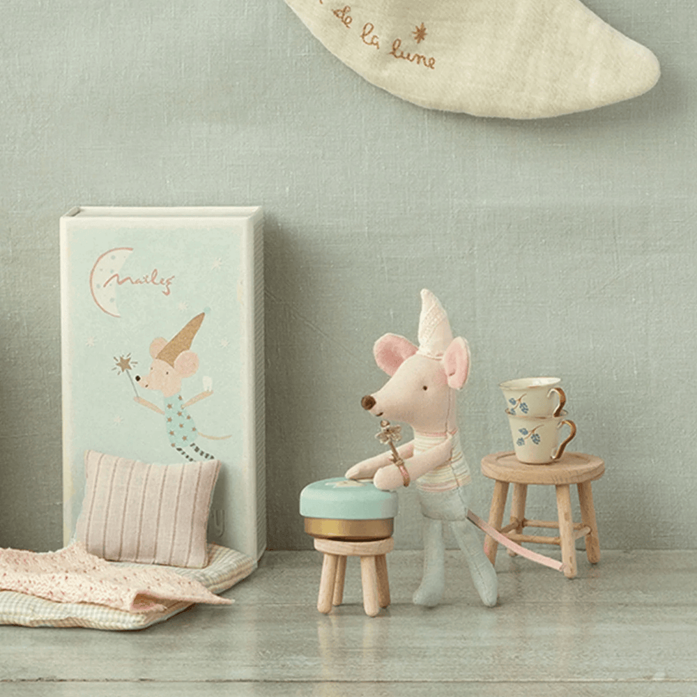 Maileg Tooth Fairy Mouse  Little Brother in Matchbox