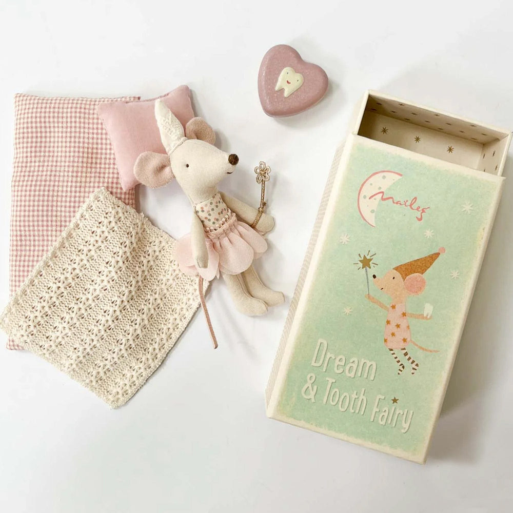 Tooth Fairy Mouse Little Sister in Box