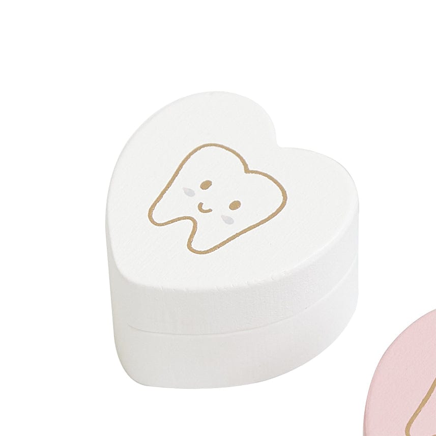 Wooden Tooth Fairy Box White