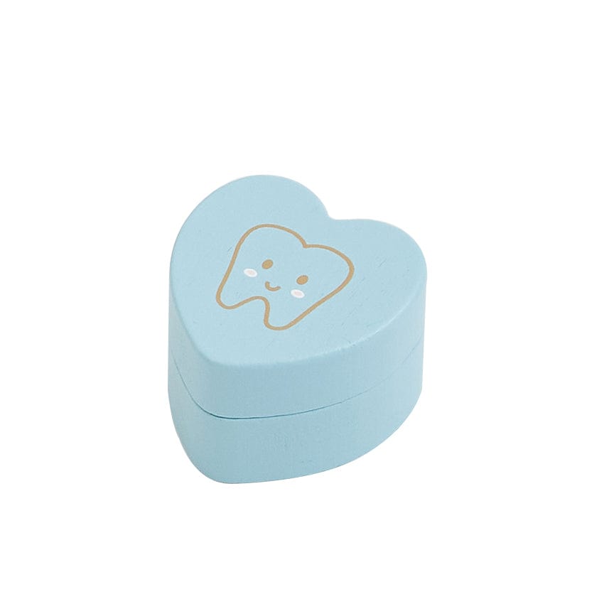 Wooden Tooth Fairy Box Blue
