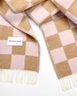 Maison Deux Checkerboard Blanket Terra Pink